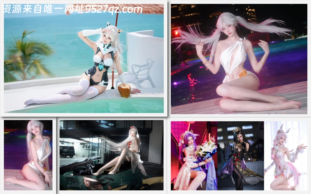 B站百万粉动漫UP主 走路摇ZLY COS合集 [208张 13V 2G]