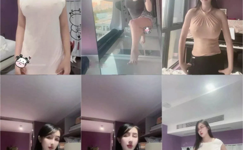 40万粉丝 抖音冰泉女神️ G罩抖胸舞资源[59V-299M]