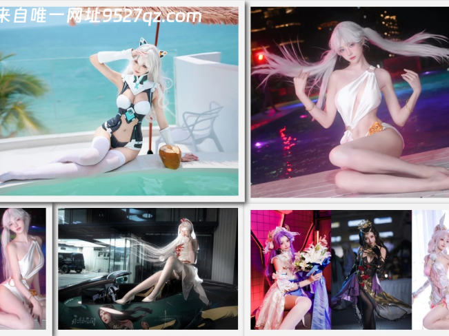 B站百万粉动漫UP主 走路摇ZLY COS合集 [208张 13V 2G]